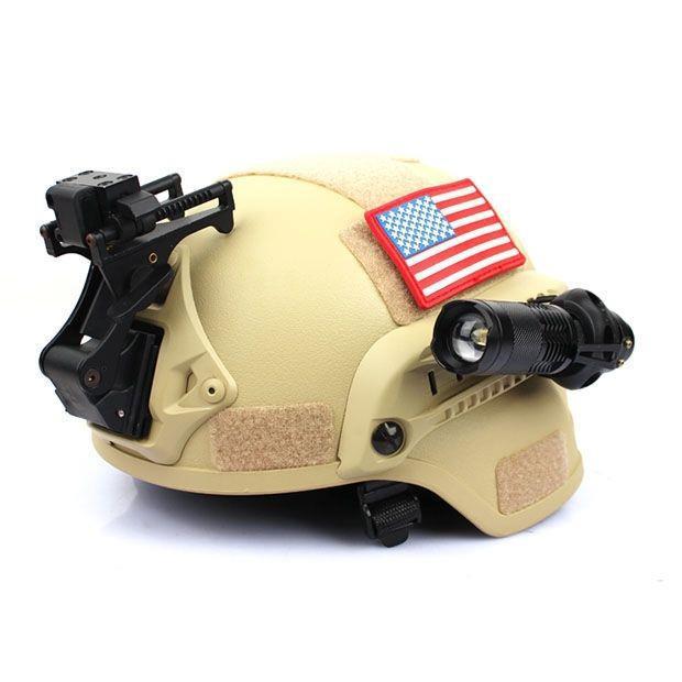 20-25MM Flashlight Clip for MICH/FAST Tactical Helmets