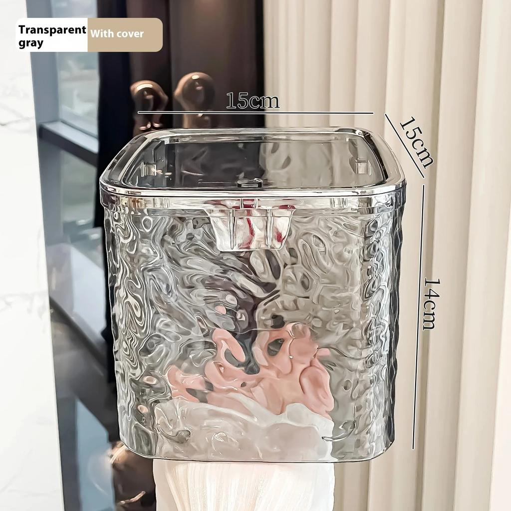 Organizer na akcesoria do włosów do sypialni, Pudełko do przechowywania, Przezroczysty akrylowy organizer na opaski, kokardy, organizacja wacików kosmetycznych, łazienka