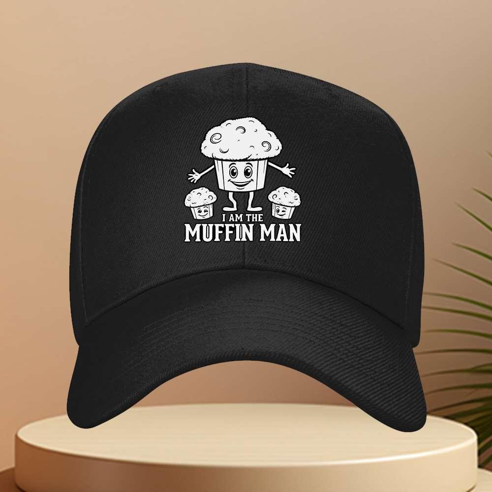 Muffin Unisex Cartoon Baseball Cap Funny Food Graphic Adjustable Unisex Outdoor Hat