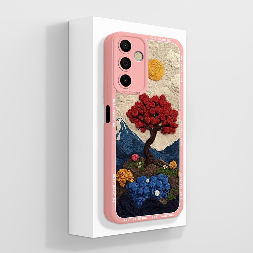 For Samsung Galaxy A15 A16 A14 M15 M16 F13 F15 Cover Case Cute Cartoon Astronaut Pattern Liquid Silicone Anti Drop Protective Shell For Samsung Casing