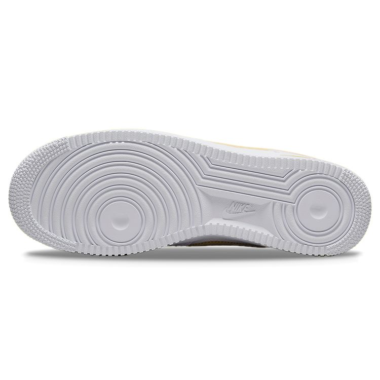 Nike Air Force 1 07 Jumbo Swoosh - White Vivid Sulfur Men Sneakers DV3505-101