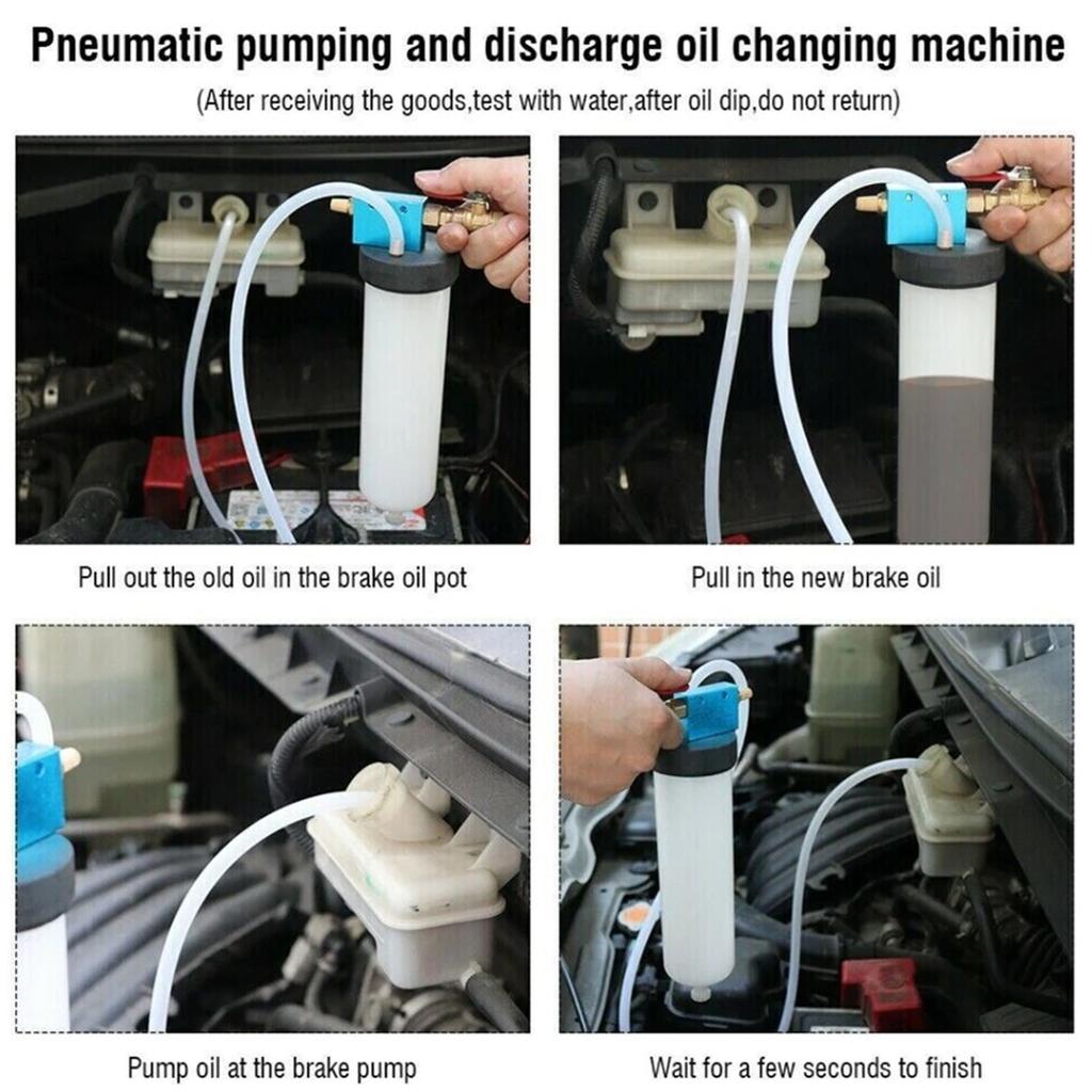 Fluid Oil Change Tool Oil Bleeder Empty Exchange Drain Kit Fluid Drained Bleeder Tool Equipment Kit for Car Motorcycle