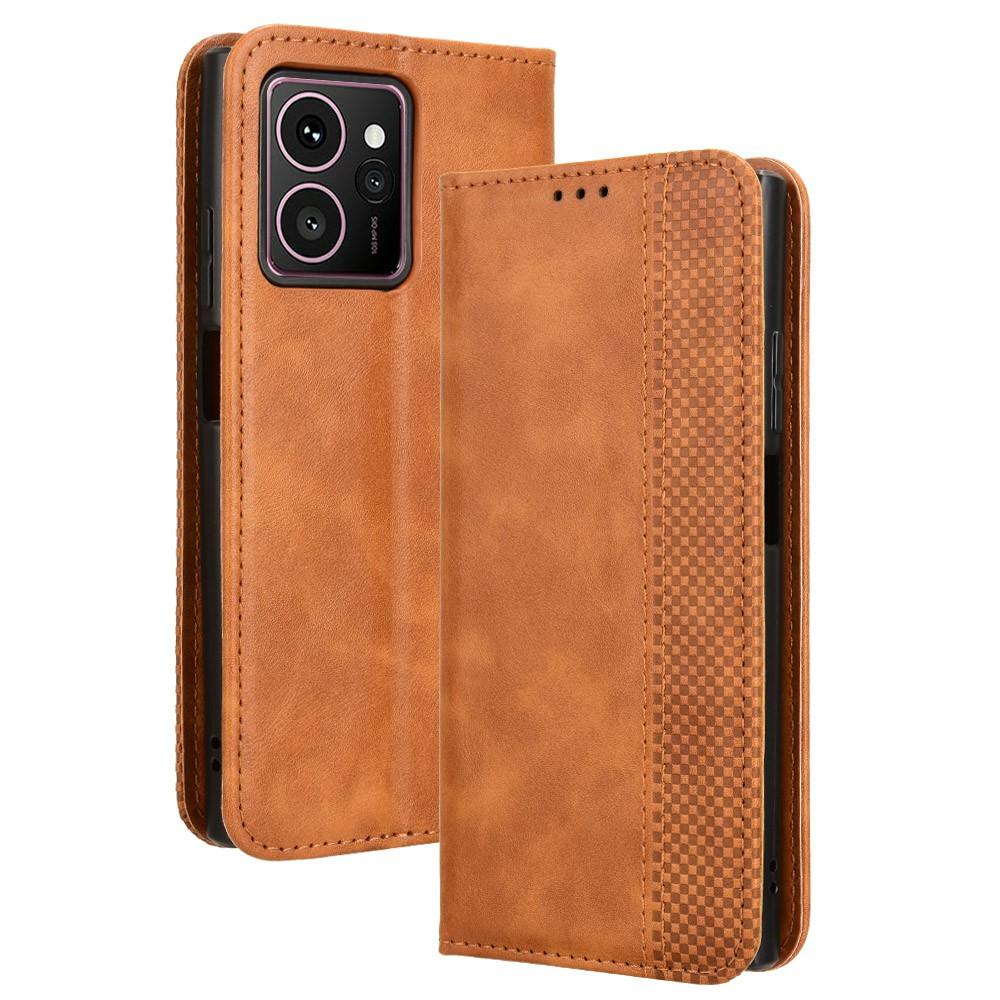 For HMD Skyline Leather Case Wallet Stand Retro Texture Phone Cover