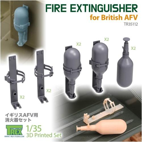 T-Rex Studio 1/35 WWII British Tank Fire Extinguisher Set, Plastic Model Parts TR35112