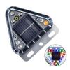 Multicolor LED Wireless Truck Lamp Solar Powered Strobe Flashing Triangle Lamp  Motorcycle Use
