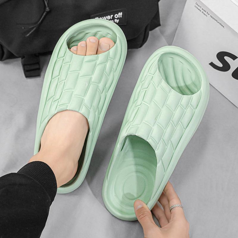 Fashion Couple Slippers Wear-resistant Non-slip Fashion Breathable Trend Versatile Comfortable Waterproof Thick-soled Shoes Summer Main