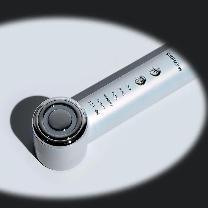 5 in 1 Cooling Galvanic High Frequency Skin Facial Massager