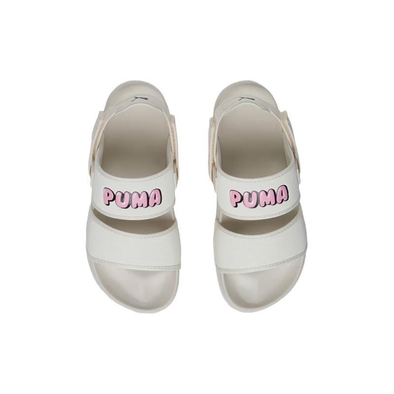 Puma Unisex Beach Sandals White Comfortable Wear Resistant 387246-01