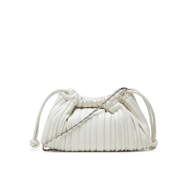 Сумочка Calvin Klein Drawstring Plisse Conv Mini Cb P LV04F3077G белый