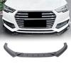 3 Pcs Front Bumper Lip Body Kit Sporty Appearance Bumper Lower Lip Splitter Replacement for S4 B9   2017 To 2019