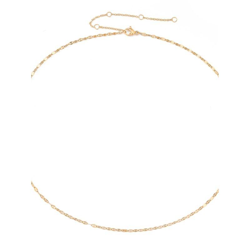Women's Japanese and Korean-Style Simple Stainless Steel Accessories Necklace