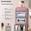 Hanging Toiletry Bag Waterproof Wet Dry Separation Large Capacity Portable Shower Storage Bag for Bathroom Camping Trips