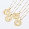 Zodiac Constellation Pendant Necklace for Men and Women - Elegant DIY Jewelry Accessory