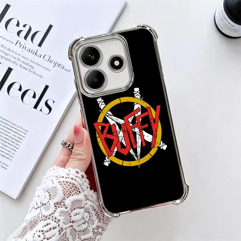 The Vampire Slayer Buffy Soft Phone Case For Xiaomi Redmi Note 14 15 Pro Plus 13 12 11S 11T 5G 10 9S 9 Plating Anti-Fall Fundas