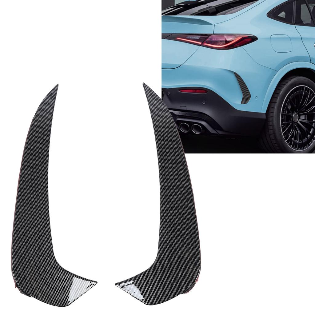 1 Pair Rear Bumper Splitter Left Right Lip Splitter Spoiler Diffuser Replacement for   GLC‑Class C254    ‑Line 2023 and Later