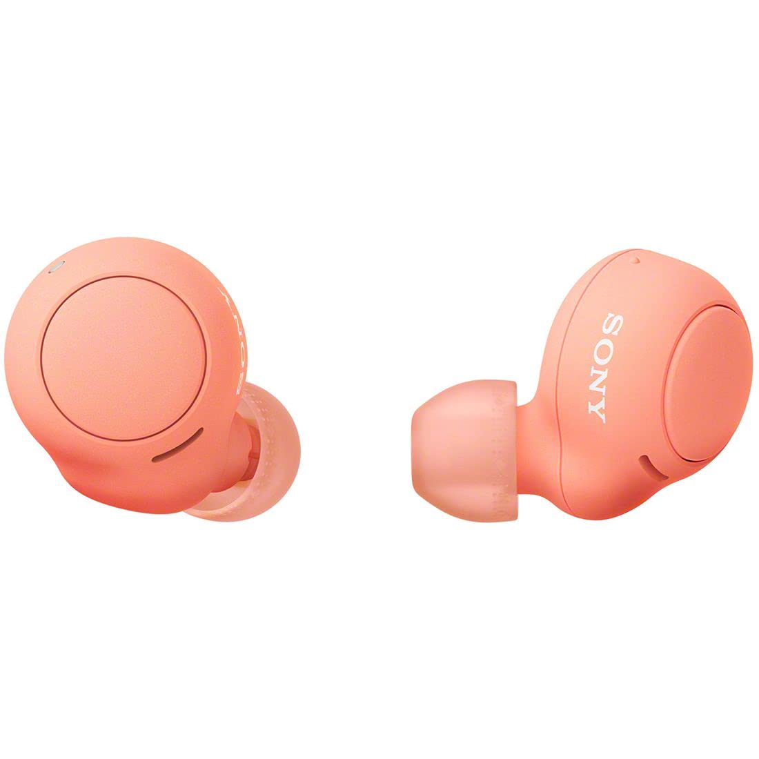 

Sony True Wireless Earbuds Lightweight and weighing just with call easy and IPX4 water Coral WF-C500 compact, 5.4g, high-quality quality, pairing,