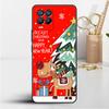 Coque pour Realme 8 C21y GT Neo 2 3 8i C21 7 C11 6 C12 C35 C3 GT 9 Pro C12 Master Funda Housse de Téléphone Bonhomme de Neige Noël Mignon