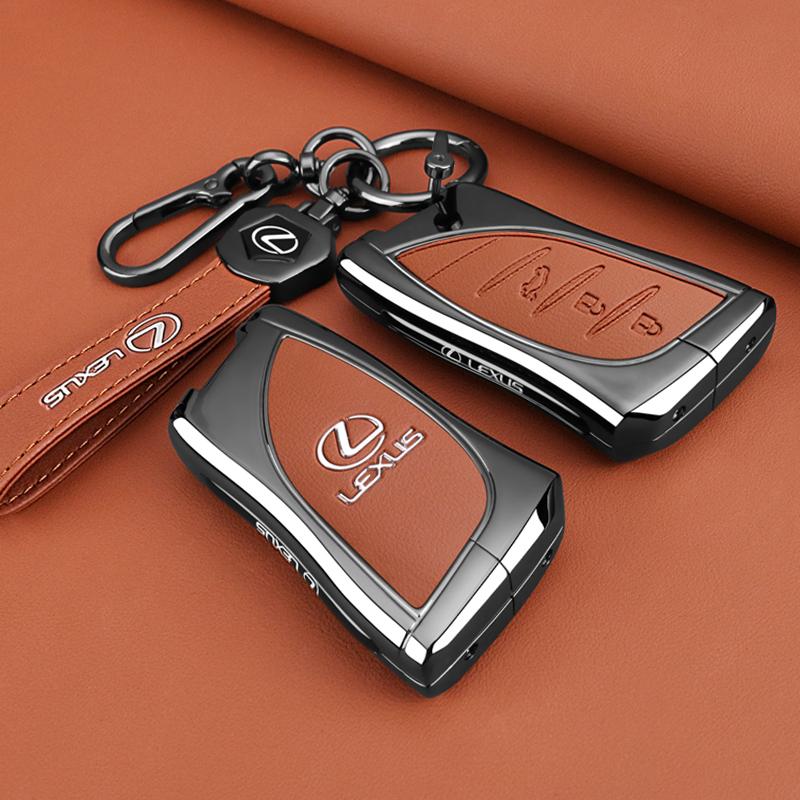 DMTZ1 Zinc Alloy leather Key Case Shell Car Key Cover For Lexus NX ES UX US RC LX GX IS RX 200 250h 350h LS 450h 260h 300h UX200
