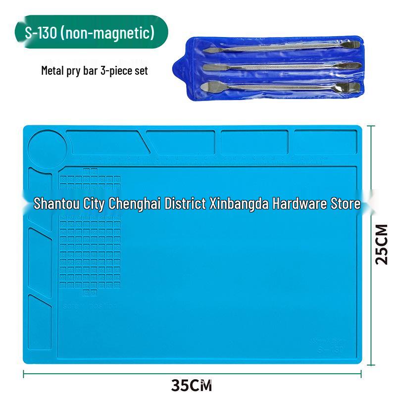 Tappetino di riparazione in silicone magnetico antiscivolo per elettronica