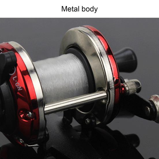 MUQZI akcesoria sportowe zewnętrzna kieszeń zimowa Mini łódka Spinning kołowrotek do wędkowania pod lodem z żyłką 50M