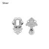 10 Sets 3 Colors Metal 18mm Diy Dolls Buttons Belt Buckle Shoes Accessories Doll Bags Buckles