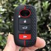 4 Buttons Silicone Car Remote Key Case Key Fob Shell For Daihatsu Rocky For Toyota Raize Fob Key Chain Accessories