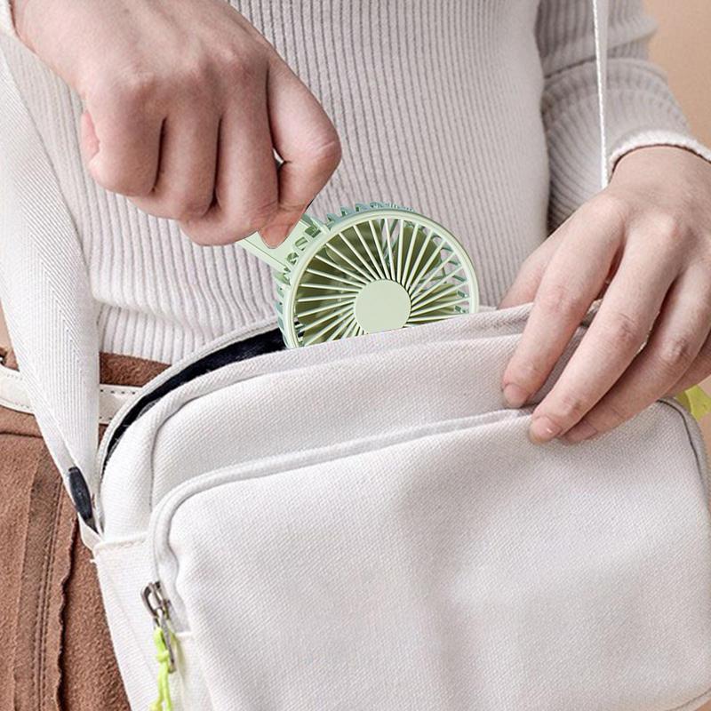 Mini Portable Fan 3-Gear Adjustable Handheld Multi-Mode Fan Strong Wind Desk Fans Foldable And Portable For Travel Offices Home