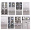 304 Stainless Steel Glass-Front Medical Cabinet