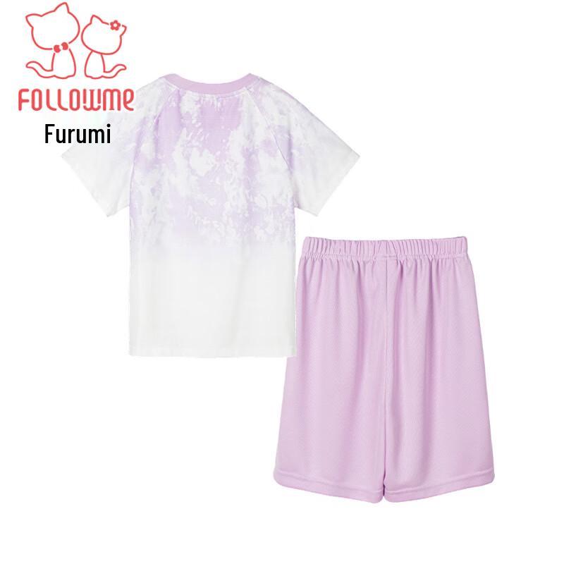 Girls' Tie-Dye Casual Sport Two-Piece Set