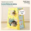 Multifunctional Cat Villa: Self-Amusement Toy with Scratching Board, Tunnel, Bed, and Climbing Frame for Boredom Relief
