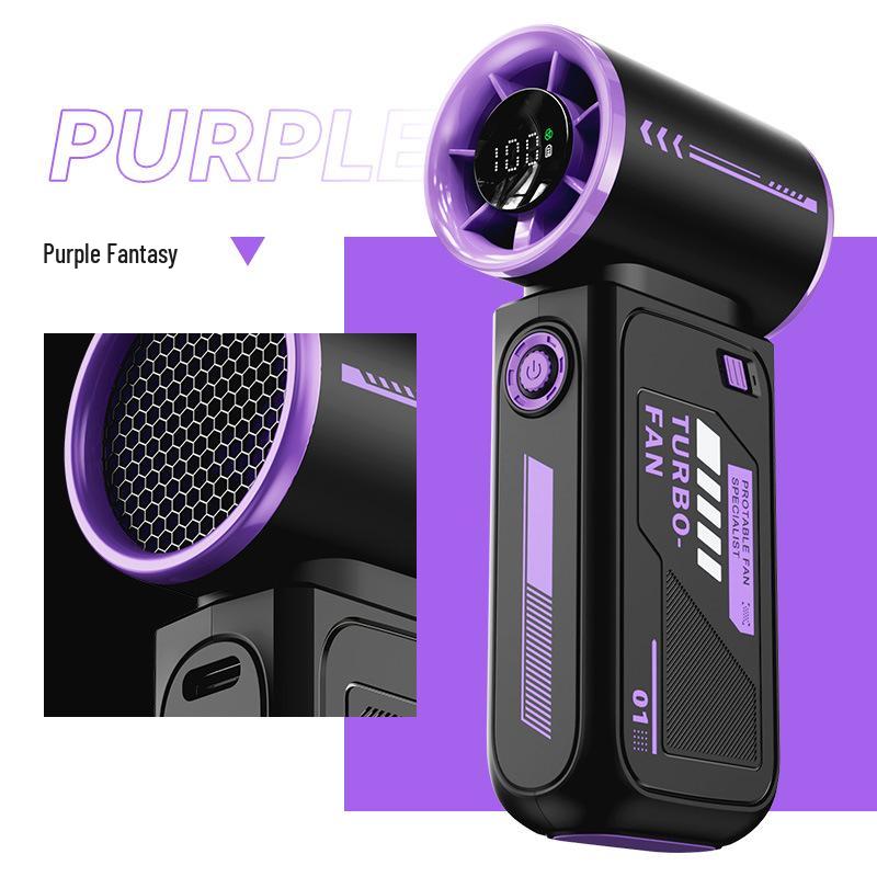 2025 High-Speed Portable Rechargeable USB Handheld Fan - Mini Outdoor Cooling Electric Fan