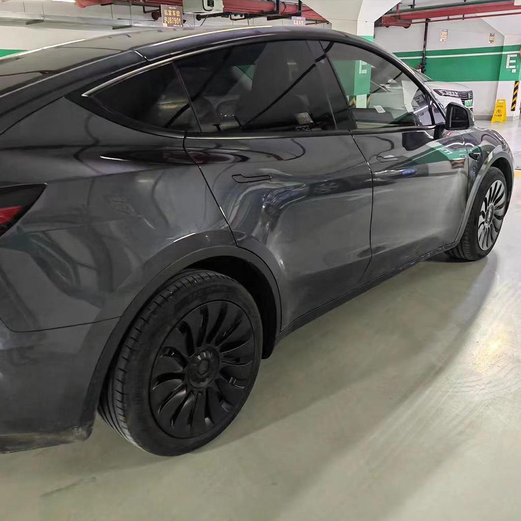 [Set of 4] 19-Inch Symmetrical Wheel Covers & Tire Caps for Tesla Model Y