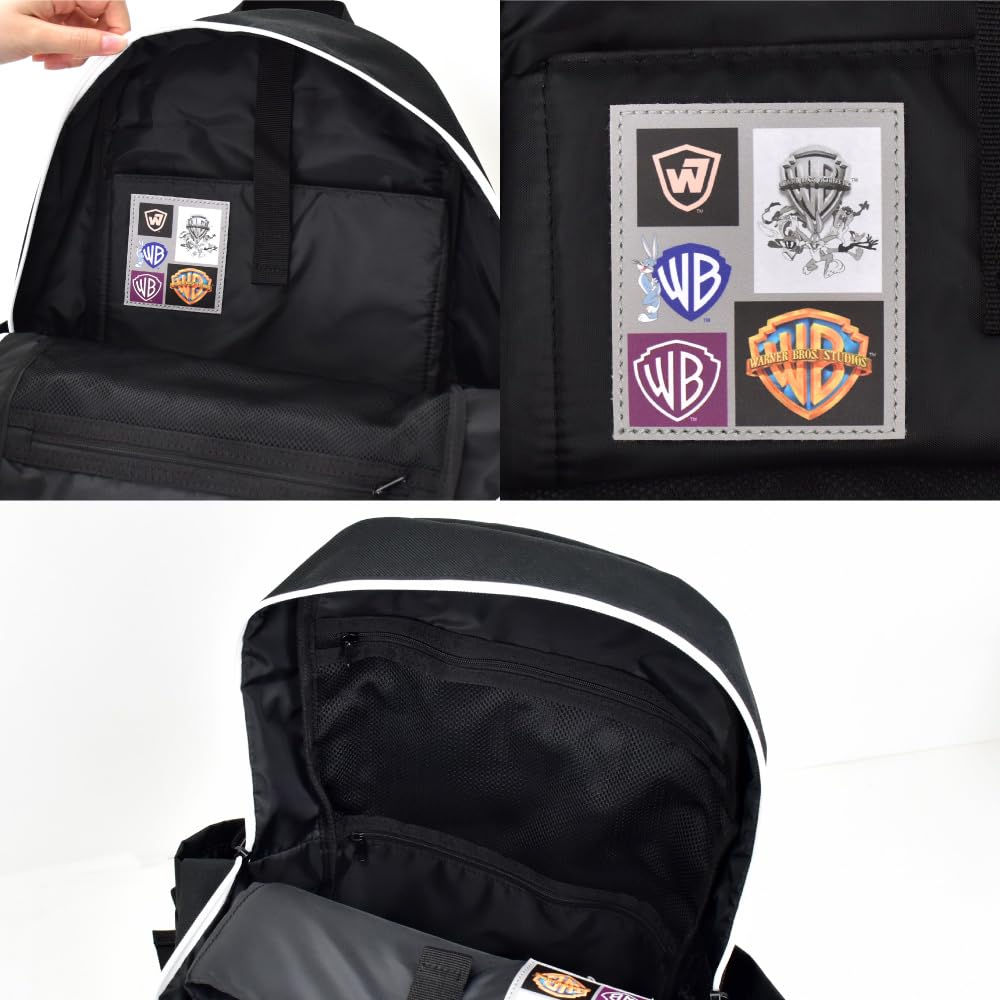 Warner Bros. Rucksack Schwarz mit WB Logo MWB-047