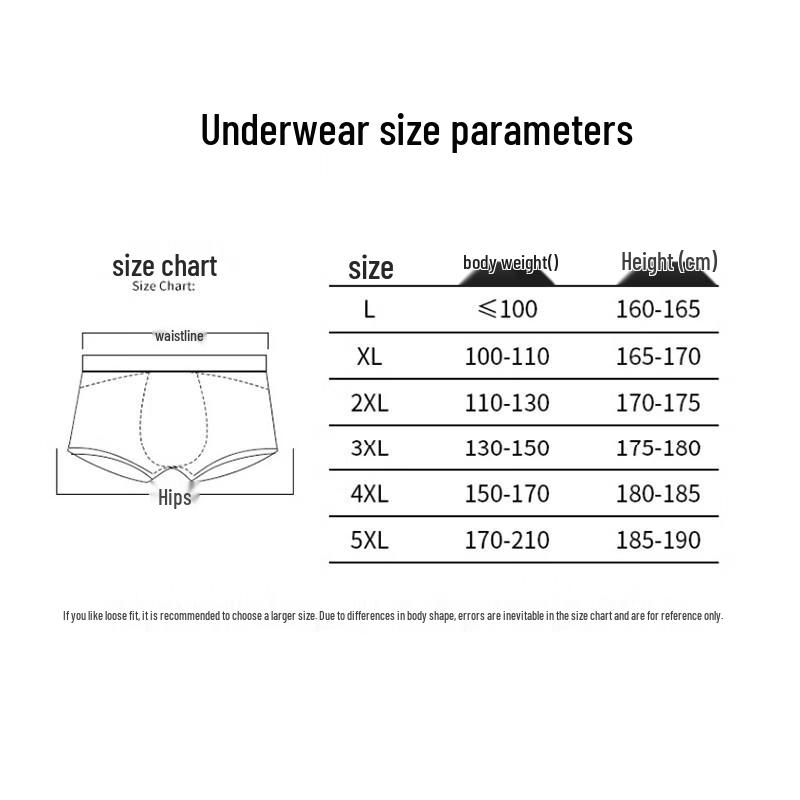 JEANSWEST Men's 4-Pack Cotton Antibacterial Boxer Briefs