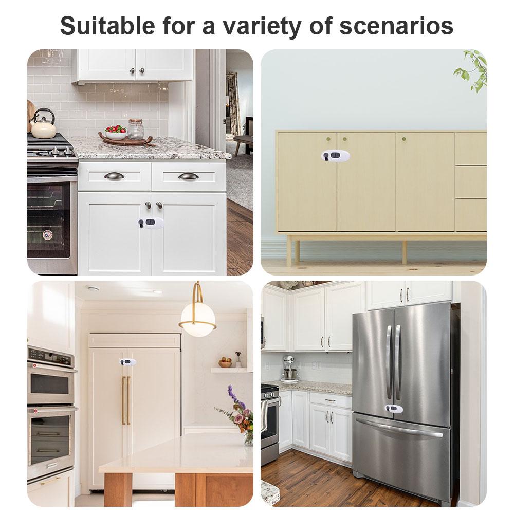 Baby Safety Lock Storage Cabinet Door Lock Anti-Pinch Hand Door Lock Refrigerator Door Lock