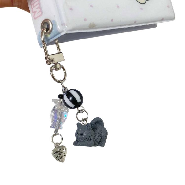 Practical Cat Embracing Plush Hanging Decoration Stylish Keychain Charm Pendant For Everyday Daily Use Casual Wear