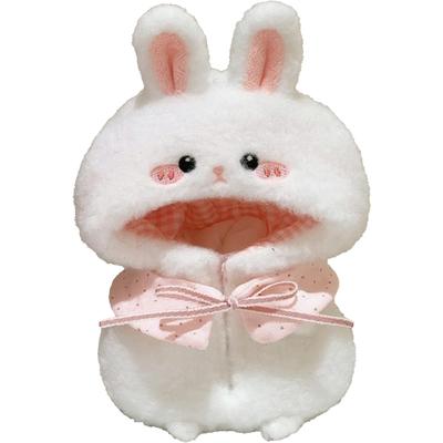 3D Plüsch Kigurumi Kaninchen Kostüm für 10cm Plüschtiere, Kigurumi Zubehör, Otaku Aktivitäten, Puppen Maskottchen, Kpopdoll Kostüm [Gebraucht]