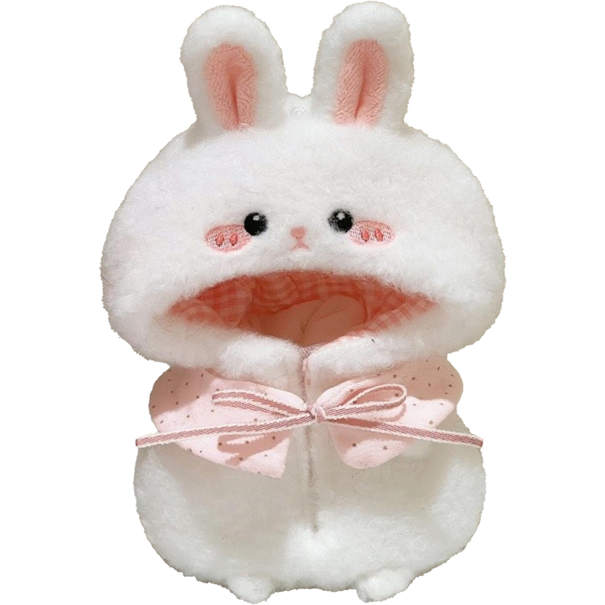 

3D Plush Kigurumi Rabbit Costume for 10cm Plush Toys, Kigurumi Accessories, Otaku Activities, Doll Mascot, Kpopdoll Costume [Used]