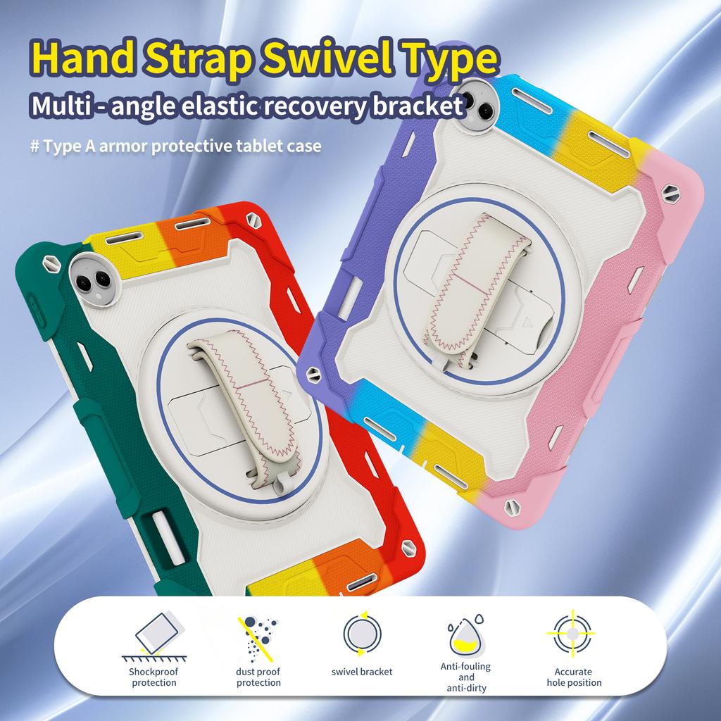 Rugged Case Universal for Huawei MatePad Pro 12.2 2025 2024 MRDI-W09 MRO-W00 W09 W10 AL10 Heavy Duty 360 Rotating Stand Cover