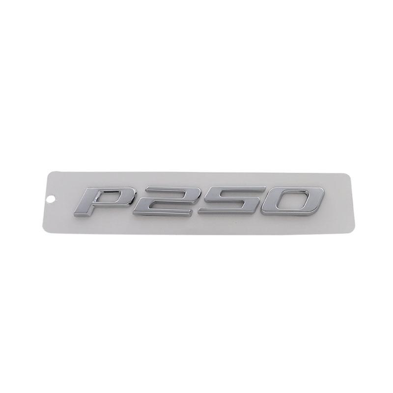 

3D Premium P250 P 250 for car Fender trunk Rear Bonnet Decal Emblem Badge Sticker chrome
