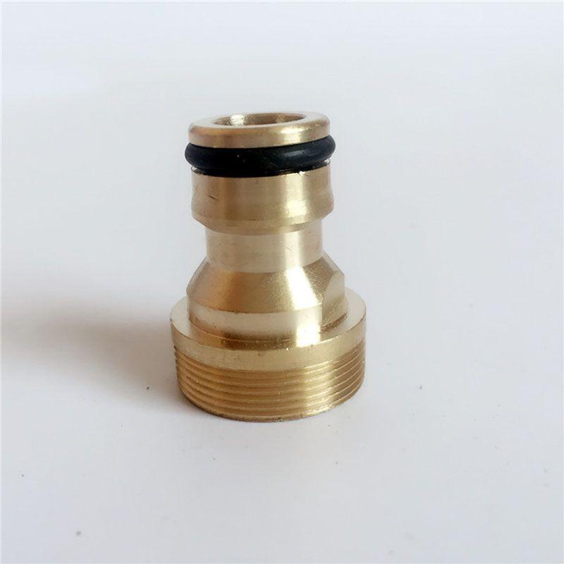 Versatile Gold Brass Hose Connector Perfect For Kitchen Tap And Various Watering Needs