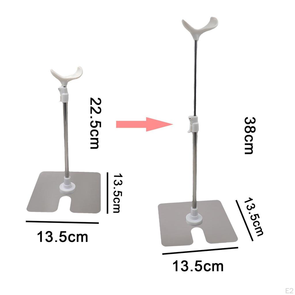 Doll Display Stand Holder Accessories Adjustable Model