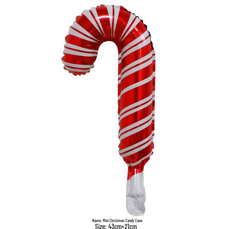 Large Christmas Tree and Santa Claus Aluminum Foil Balloons for Window Display 