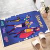 Custom KPop Demon Hunters Mat Personalized Name, Polyester Washable Indoor Entryway Rug, Gift for Christmas, Easter, Thanksgiving Day