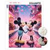 Pearl Art Painting Mickey Minnie Love Home Wall Decor Art Crafts Handmade DIY Adult/Beginner Gift Creative Home Decor Frameless Romantic Set