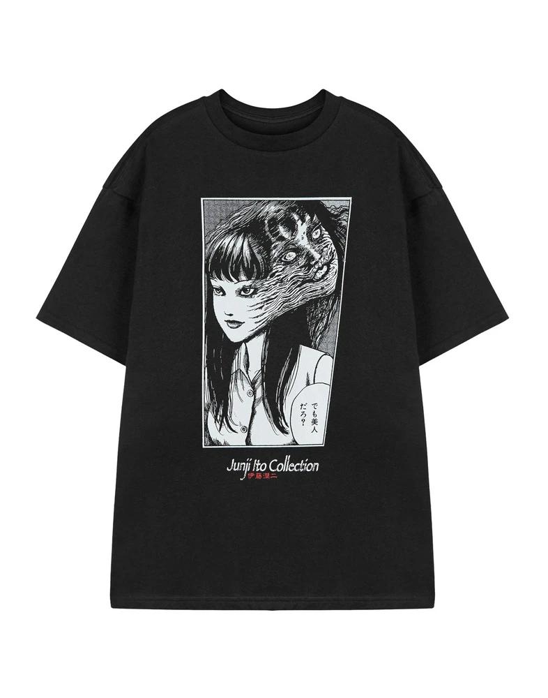 Junji Ito Short Sleeved TShirt Unisex Black Official Merch M