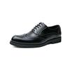Mens British Brogues Leather Shoes Luxury Brand Men Business Dress Shoes Casual Social Shoe Male Wedding Footwear Zapatos Hombre
