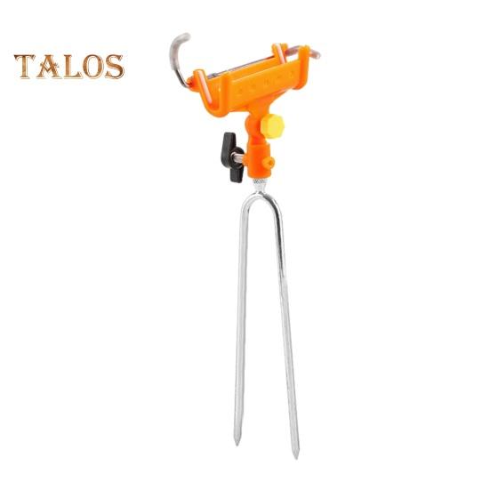 

Самоблокирующийся держатель для удочки, регулируемый легкий, прочный, опора для удочки в море, шип для крепления на земле, аксессуары для рыбалки на открытом воздухе оранжевый