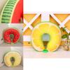 Fruit Shaped Plush Neck Pillow With Foam Beads For Home Office Decor Gift