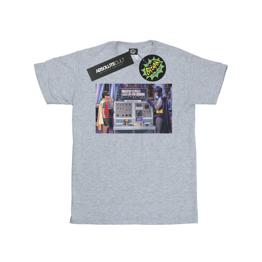 DC Comics Mens Batman TV Series Batcomputer T-Shirt